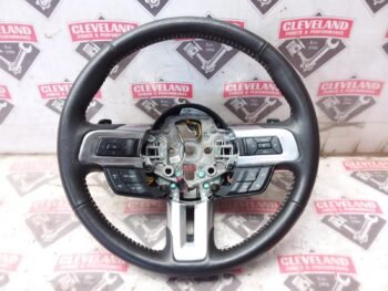 2015-2019 Ford Mustang GT OEM Steering Wheel Assembly Auto Black Leather w/ Controls FR3Z-3600-BA