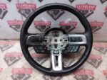 2015-2019 Ford Mustang GT OEM Steering Wheel Assembly Manual Black Leather w/ Controls FR3Z-3600-AD