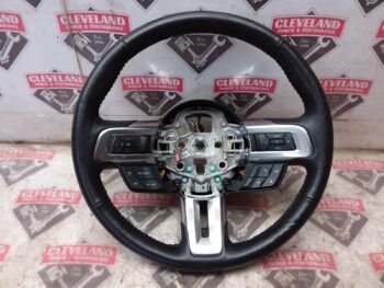 2015-2019 Ford Mustang GT OEM Steering Wheel Assembly Manual Black Leather w/ Controls FR3Z-3600-AD