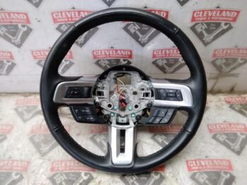 2015-2019 Ford Mustang GT OEM Steering Wheel Assembly Manual Black Leather w/ Controls FR3Z-3600-AD