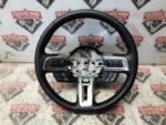 2015-2019 Ford Mustang GT OEM Steering Wheel Assembly Manual Black Leather w/ Controls FR3Z-3600-AD