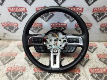 2015-2019 Ford Mustang GT OEM Steering Wheel Assembly Manual Black Leather w/ Controls FR3Z-3600-AD