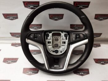 2012-2015 Chevrolet Camaro SS OEM Steering Wheel Assembly Black Leather Manual w/o Paddles 22790902
