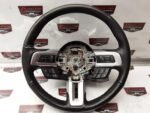 2015-2019 Ford Mustang GT OEM Steering Wheel Assembly Manual Black Leather w/ Controls FR3Z-3600-AD