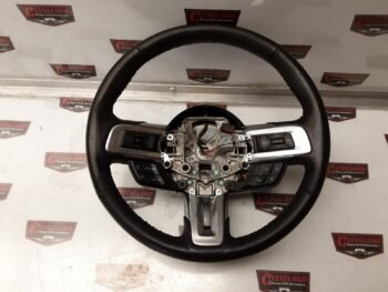 2015-2019 Ford Mustang GT OEM Steering Wheel Assembly Manual Black Leather w/ Controls FR3Z-3600-AD