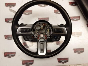 2015-2019 Ford Mustang GT OEM Steering Wheel Assembly Auto Black Leather w/ Controls FR3Z-3600-BA