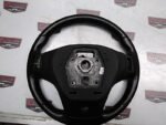 2012-2015 Chevrolet Camaro SS OEM Steering Wheel Assembly Black Leather Automatic w/o Paddles 22790892