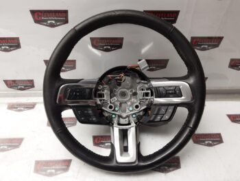 2015-2019 Ford Mustang GT OEM Steering Wheel Assembly Manual Black Leather w/ Controls FR3Z-3600-AD