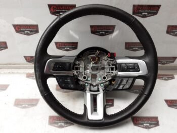 2015-2019 Ford Mustang GT OEM Steering Wheel Assembly Manual Black Leather w/ Controls FR3Z-3600-AD