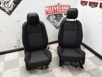 2015-2017 Chevrolet Caprice PPV OEM Front Seats Black Cloth Manual w/ Airbags