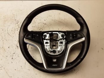 2012-2015 Chevrolet Camaro SS OEM Steering Wheel Assembly Black Leather Automatic w/ Paddles 22790892