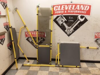 Coach & Equipment Interior Handicap Bus Yellow Dura Diamond Stanchion Tubing