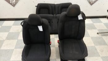 2015-2023 Ford Mustang GT Coupe OEM Set of Front & Rear Cloth Seats Black