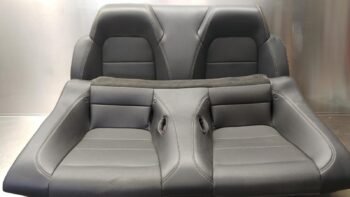2015-2023 Ford Mustang GT Convertible OEM Rear Upper & Lower Seat Black Leather