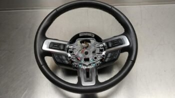 2015-2019 Ford Mustang GT OEM Steering Wheel Assembly Auto Black Leather w/ Controls FR3Z-3600-BA